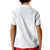 Samoa White Sunday Kid Polo Shirt Hibiscus Special LT7 - Polynesian Pride
