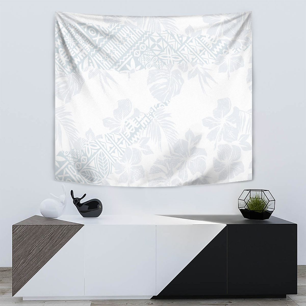 Samoa White Sunday Tapestry Hibiscus Special LT7 - Polynesian Pride