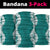 Hawaii Aloha Plumeria Lei Teal Palaka Neck Gaiter - Polynesian Pride