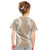 Hawaii Aloha Plumeria Lei Beige Palaka Kid T Shirt - Polynesian Pride
