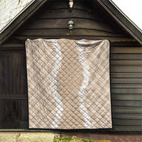 Hawaii Aloha Plumeria Lei Beige Palaka Quilt - Polynesian Pride