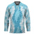 Hawaii Aloha Plumeria Lei Turquoise Palaka Hockey Jersey - Polynesian Pride