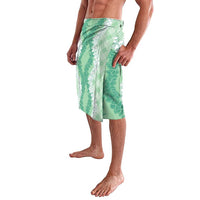 Hawaii Aloha Plumeria Lei Mint Palaka Lavalava - Polynesian Pride