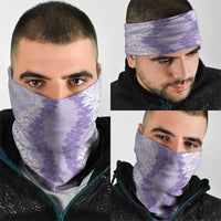 Hawaii Aloha Plumeria Lei Lavender Palaka Neck Gaiter - Polynesian Pride