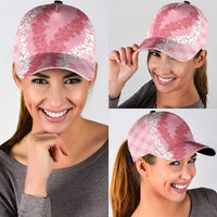 Hawaii Aloha Plumeria Lei Pink Palaka Classic Cap - Polynesian Pride