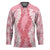 Hawaii Aloha Plumeria Lei Pink Palaka Hockey Jersey - Polynesian Pride