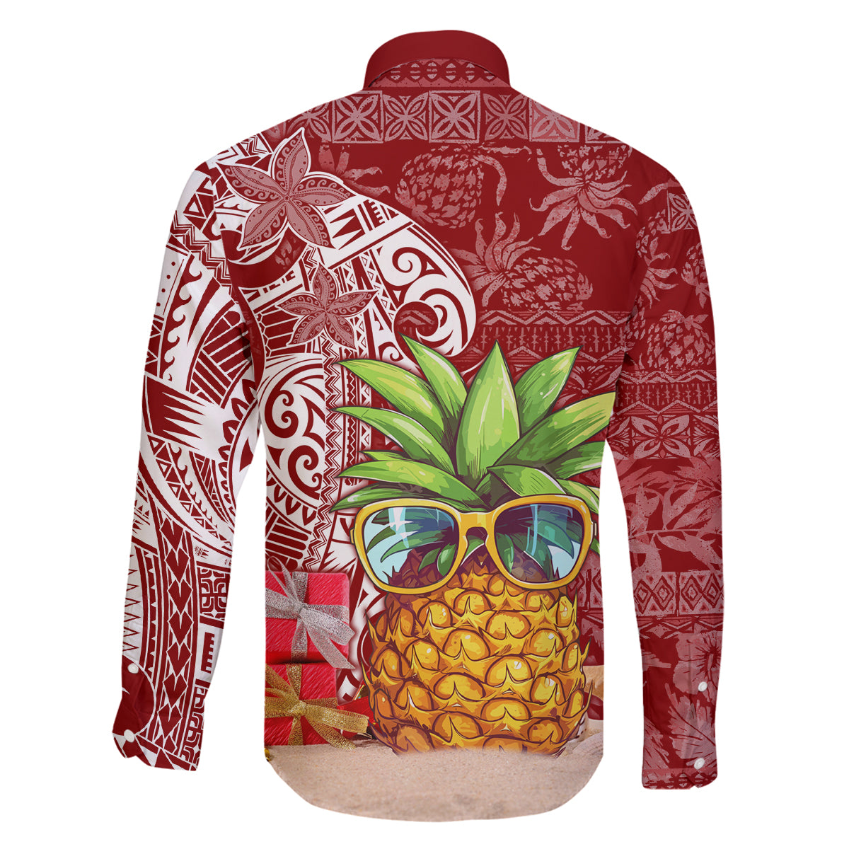Mele Kalikimaka Hawaii Christmas Family Matching Summer Maxi Dress and Hawaiian Shirt Pineapple Party LT7 - Polynesian Pride