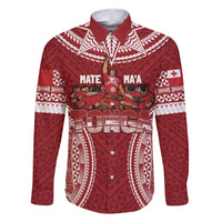Personalized Mate Maa Tonga Rugby Family Matching Long Sleeve Bodycon Dress and Hawaiian Shirt Ofa Atu Tonga