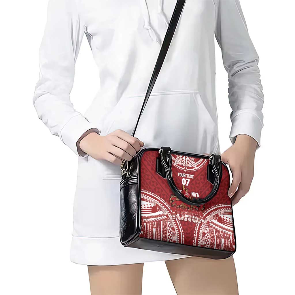 Personalized Mate Maa Tonga Rugby Shoulder Handbag Ofa Atu Tonga