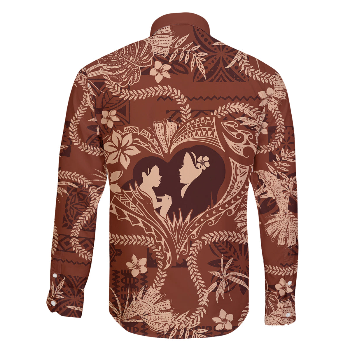Hawaii Plumeria Family Matching Mermaid Dress and Hawaiian Shirt Hau'oli la Makuahine Sunburned LT7 - Polynesian Pride