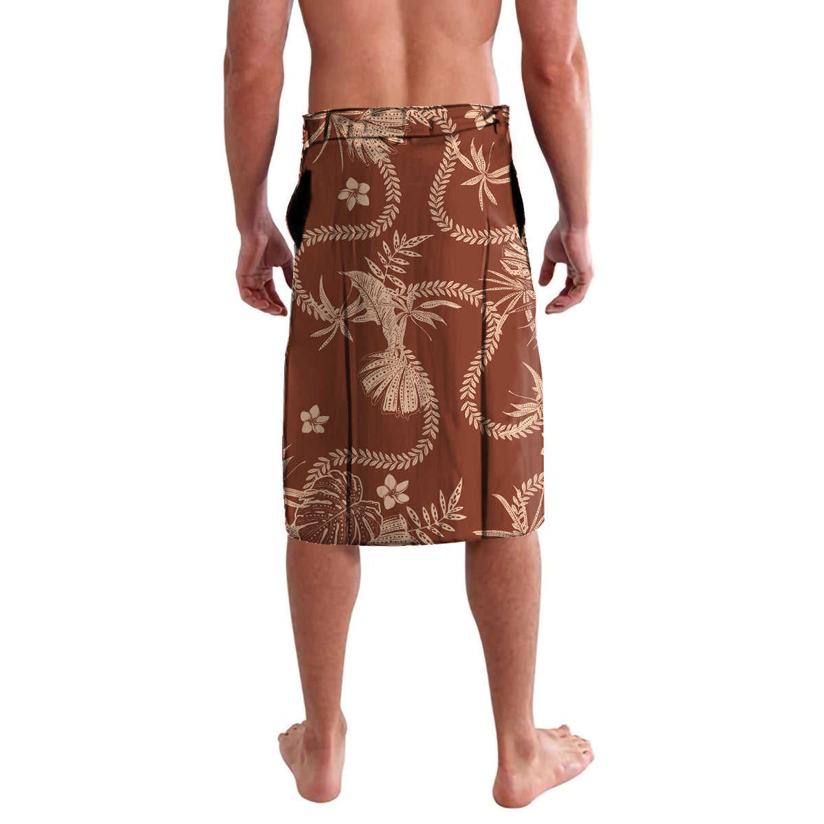Hawaii Plumeria Lavalava Hau'oli la Makuahine Sunburned LT7 - Polynesian Pride
