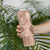 Hawaii Plumeria Skinny Tumbler Hau'oli la Makuahine Beige