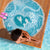 Hawaii Plumeria Beach Blanket Hau'oli la Makuahine Turquoise LT7 - Polynesian Pride