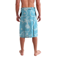 Hawaii Plumeria Lavalava Hau'oli la Makuahine Turquoise LT7 - Polynesian Pride