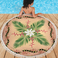 Hawaii Quilt Inspired Collection Aloha Flowers Beach Blanket Maile - Kukui Nut Lei