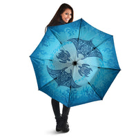 Hawaii Quilt Inspired Collection Aloha Sea Umbrella Manta Ray and Turtles