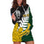 Personalised New Zealand Vs South Africa Rugby Hoodie Dress Rivals - Tribal Style LT7 Black Green - Polynesian Pride