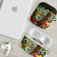 Mahalo Hawaii Ho'oponopono Pule AirPods Case Polynesian Pattern Cross LT7 - Polynesian Pride