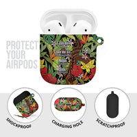 Mahalo Hawaii Ho'oponopono Pule AirPods Case Polynesian Pattern Cross LT7 - Polynesian Pride