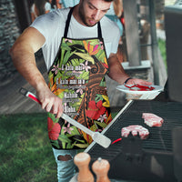 Mahalo Hawaii Ho'oponopono Pule Apron Polynesian Pattern Cross LT7 - Polynesian Pride