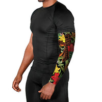 Mahalo Hawaii Ho'oponopono Pule Arm Sleeves Polynesian Pattern Cross LT7 - Polynesian Pride