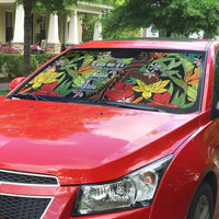 Mahalo Hawaii Ho'oponopono Pule Auto Sun Shade Polynesian Pattern Cross LT7 - Polynesian Pride