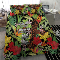 Mahalo Hawaii Ho'oponopono Pule Bedding Set Polynesian Pattern Cross LT7 - Polynesian Pride