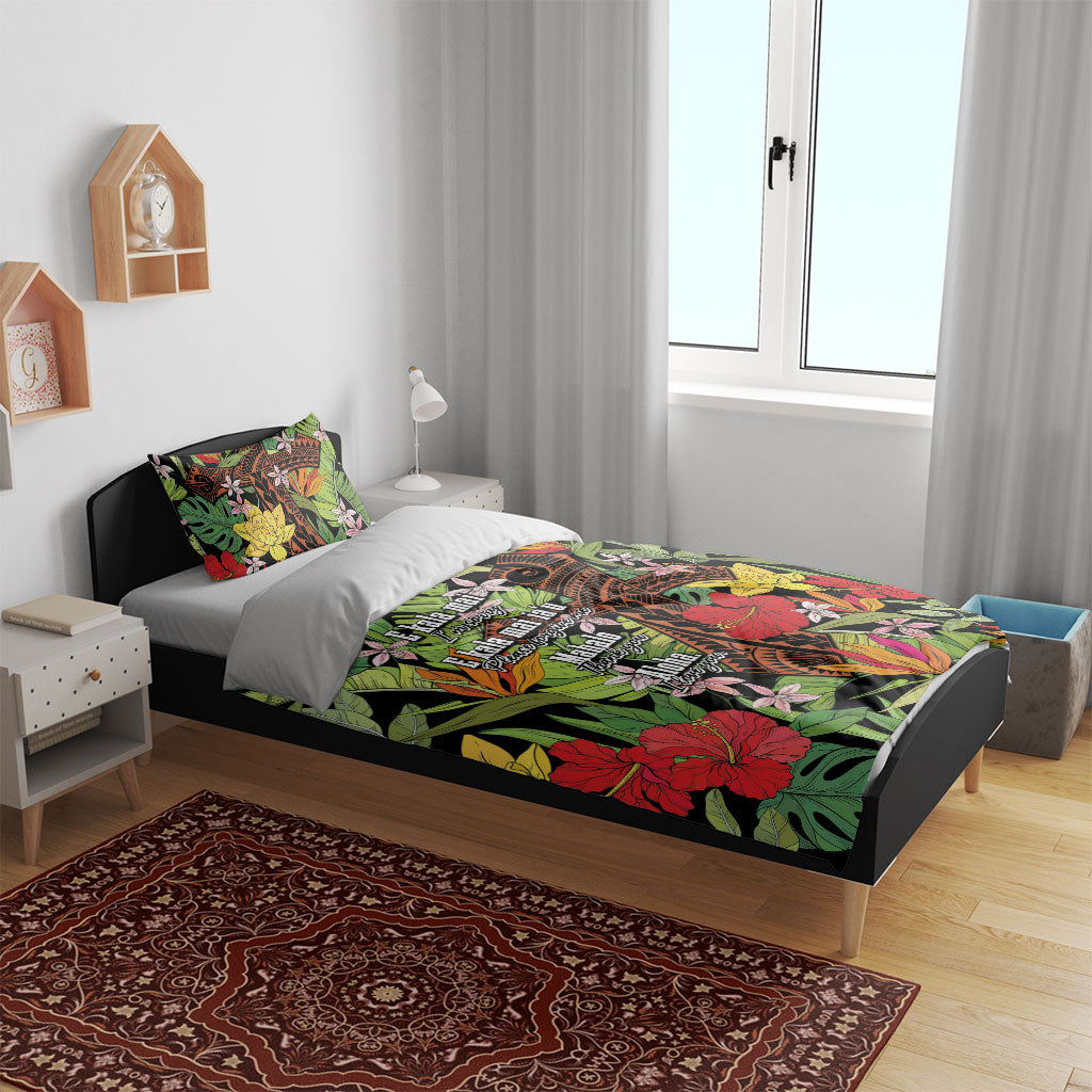 Mahalo Hawaii Ho'oponopono Pule Bedding Set Polynesian Pattern Cross LT7 - Polynesian Pride