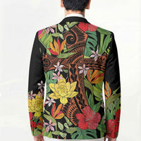Mahalo Hawaii Ho'oponopono Pule Blazer Polynesian Pattern Cross LT7 - Polynesian Pride