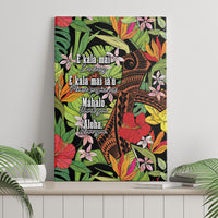 Mahalo Hawaii Ho'oponopono Pule Canvas Wall Art Polynesian Pattern Cross LT7 - Polynesian Pride