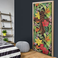 Mahalo Hawaii Ho'oponopono Pule Door Cover Polynesian Pattern Cross LT7 - Polynesian Pride