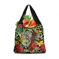 Mahalo Hawaii Ho'oponopono Pule Grocery Bag Polynesian Pattern Cross LT7 1-pack One Size Black - Polynesian Pride