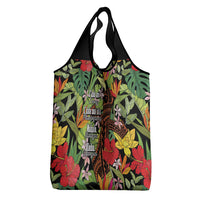 Mahalo Hawaii Ho'oponopono Pule Grocery Bag Polynesian Pattern Cross LT7 - Polynesian Pride