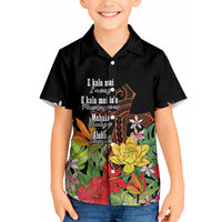 Mahalo Hawaii Ho'oponopono Pule Hawaiian Shirt Polynesian Pattern Cross LT7 - Polynesian Pride