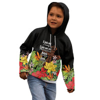 Mahalo Hawaii Ho'oponopono Pule Kid Hoodie Polynesian Pattern Cross LT7 - Polynesian Pride