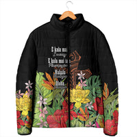 Mahalo Hawaii Ho'oponopono Pule Padded Jacket Polynesian Pattern Cross LT7 - Polynesian Pride