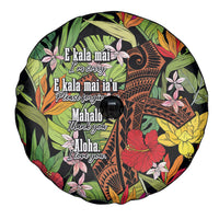 Mahalo Hawaii Ho'oponopono Pule Spare Tire Cover Polynesian Pattern Cross LT7 - Polynesian Pride