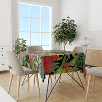 Mahalo Hawaii Ho'oponopono Pule Tablecloth Polynesian Pattern Cross LT7 - Polynesian Pride