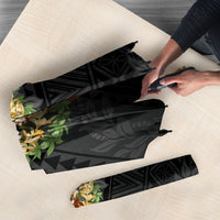 Hawaii Ka Pule a ka Haku Memorial Umbrella Flower Lei Cross - Black LT7 - Polynesian Pride