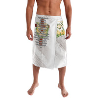 Hawaii Ka Pule a ka Haku Memorial Lavalava Flower Lei Cross - Ivory White LT7 Ivory - Polynesian Pride