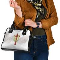 Hawaii Ka Pule a ka Haku Memorial Shoulder Handbag Flower Lei Cross - Ivory White LT7 - Polynesian Pride