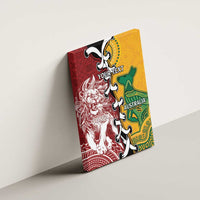 Mate Ma'a Tonga Vs Australia Rugby Personalized Canvas Wall Art Special Mascots