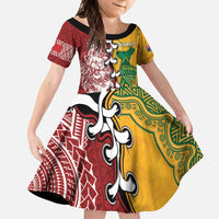 Mate Ma'a Tonga Vs Australia Rugby Personalized Family Matching Mermaid Dress and Hawaiian Shirt Special Mascots