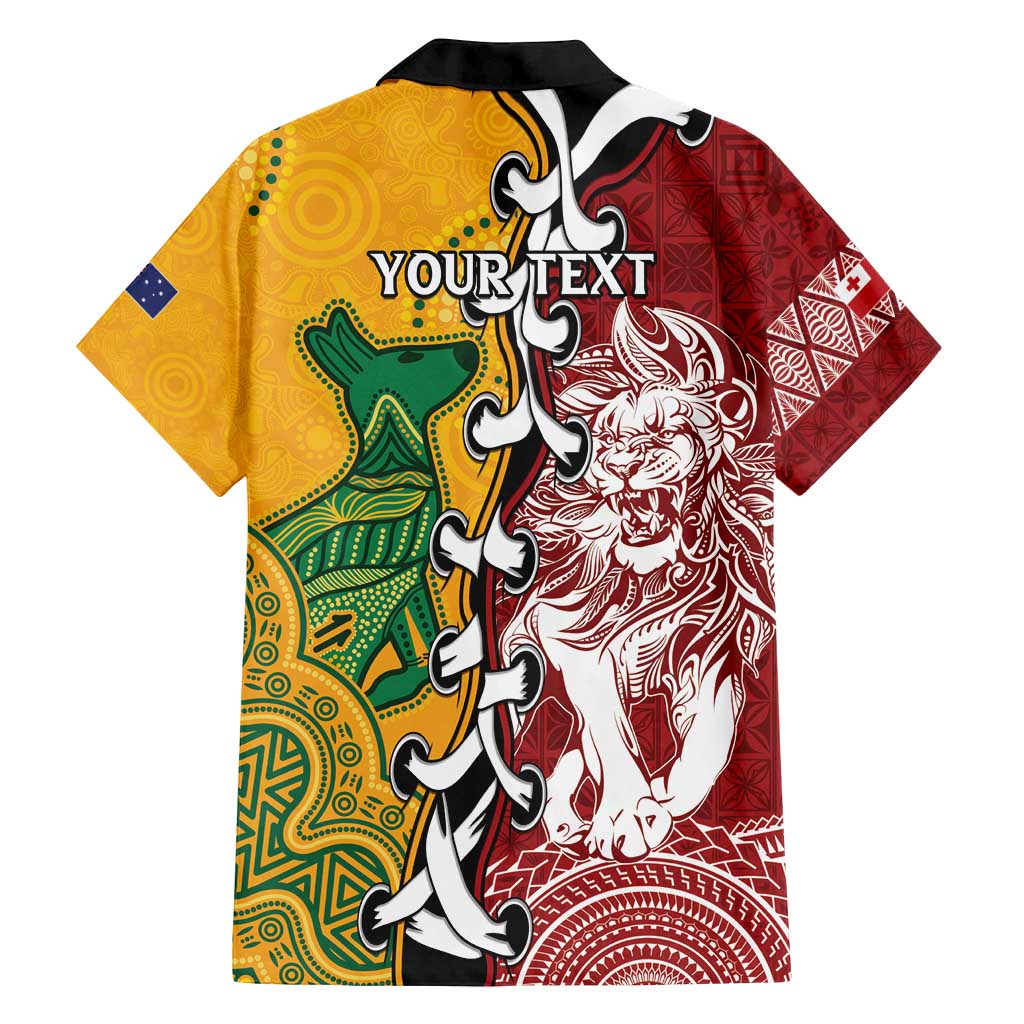 Mate Ma'a Tonga Vs Australia Rugby Personalized Family Matching Off Shoulder Maxi Dress and Hawaiian Shirt Special Mascots