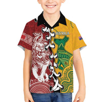 Mate Ma'a Tonga Vs Australia Rugby Personalized Family Matching Tank Maxi Dress and Hawaiian Shirt Special Mascots