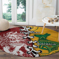 Mate Ma'a Tonga Vs Australia Rugby Personalized Round Carpet Special Mascots