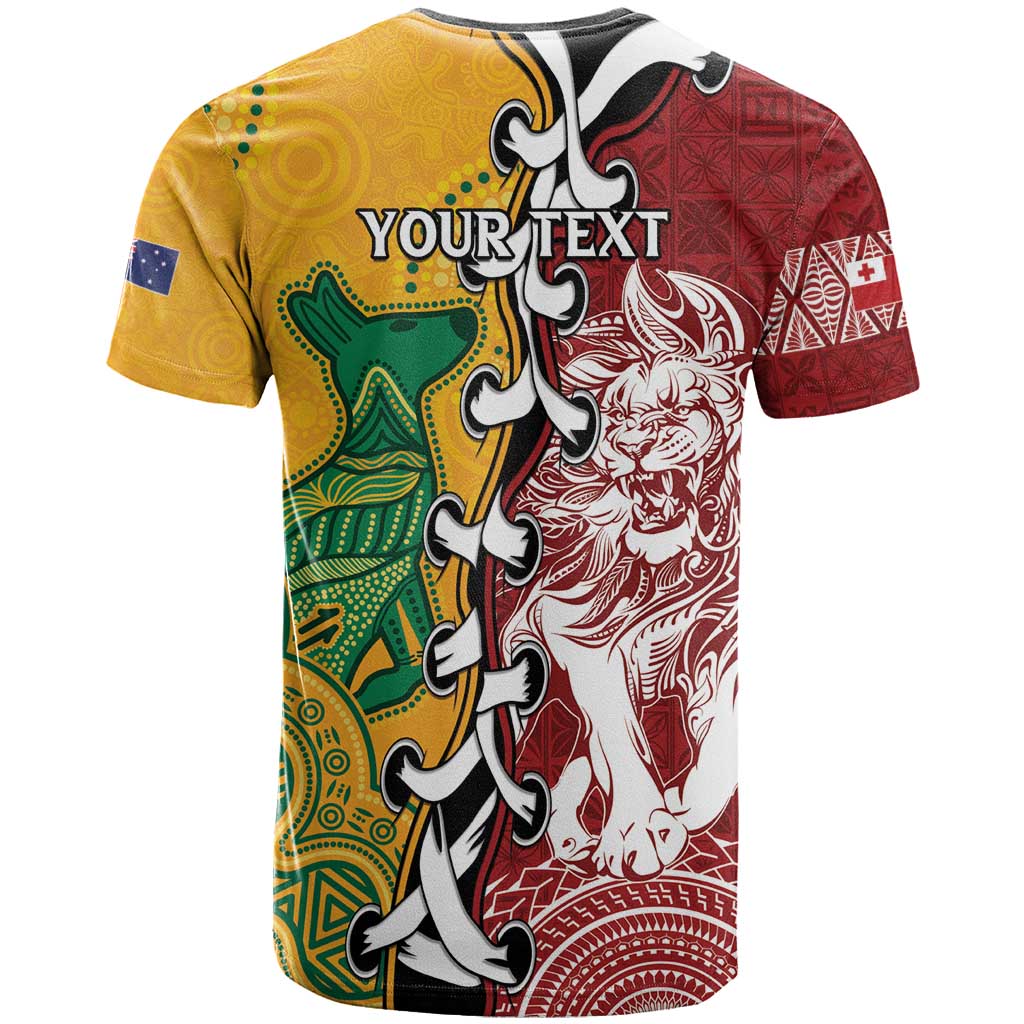 Mate Ma'a Tonga Vs Australia Rugby Personalized T Shirt Special Mascots