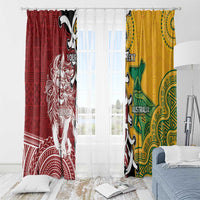 Mate Ma'a Tonga Vs Australia Rugby Personalized Window Curtain Special Mascots