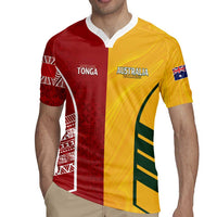Australia - Tonga Rugby Custom Rugby Jersey Minimalist Dynamic