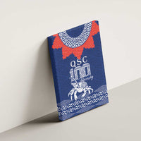 Queen Salote College 100 Years Anniversary Canvas Wall Art Tonga QSC Royal Blue LT7 - Polynesian Pride